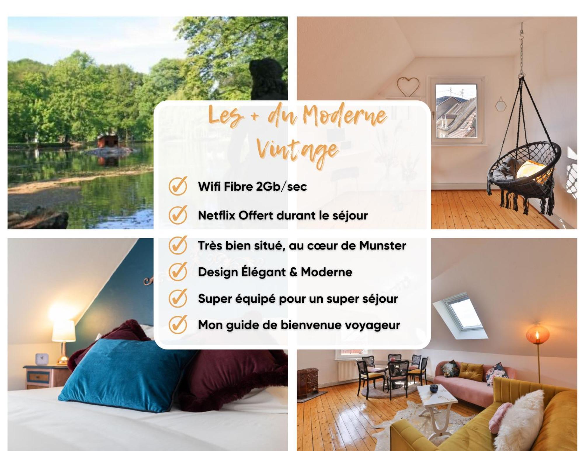 מונסטר Le Moderne Vintage Hyper Centre,3 Chambres, Neuf Au Calme, 3 Etoiles מראה חיצוני תמונה